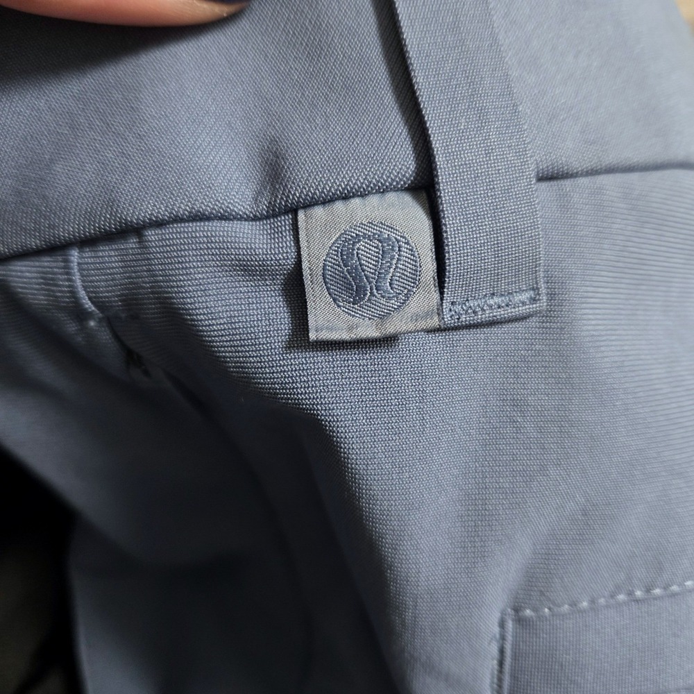 Lululemon M Slate Blue Performance Shorts 38" Waist 6.5" Inseam Athletic Golf - Picture 5 of 13
